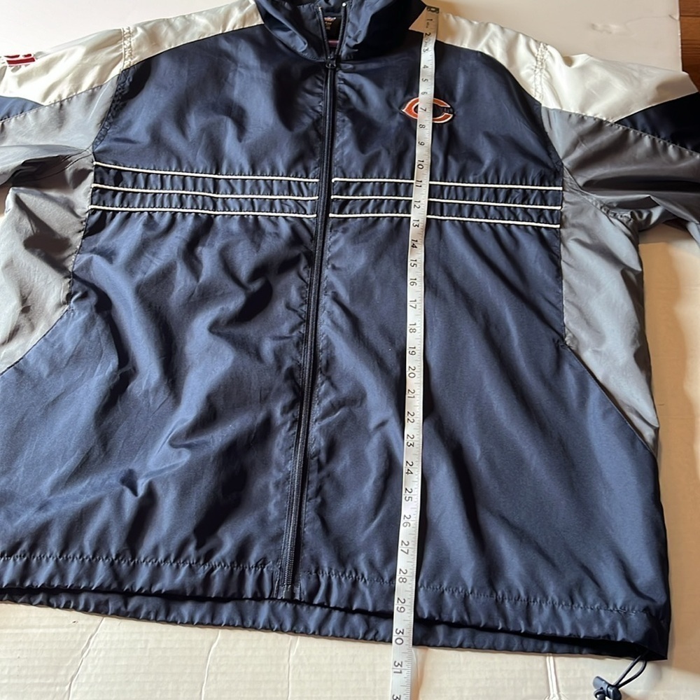 VTG-Reebok-NFL team apparel-Chicago Bears-SI-extra large windbreaker/jacket. - Picture 13 of 15